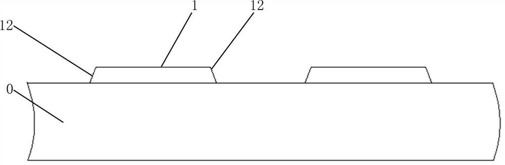 Graphical photosensitive resin coating and manufacturing method thereof, circuit structure and capacitive touch screen