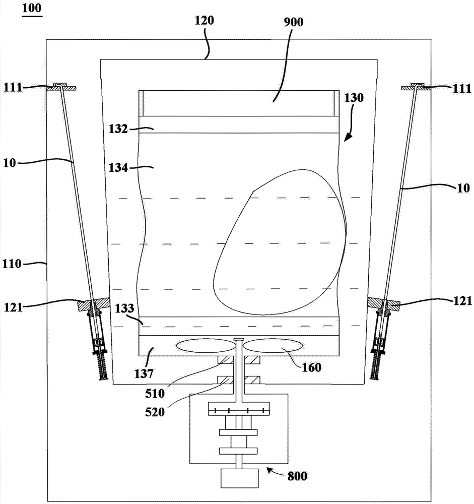 Impeller washing machine and inner barrel thereof