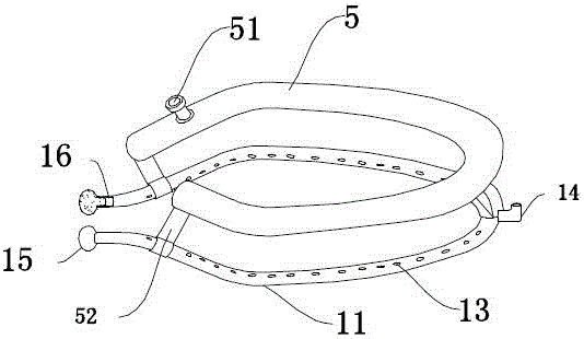 Cow limb and foot disinfection and local administration device