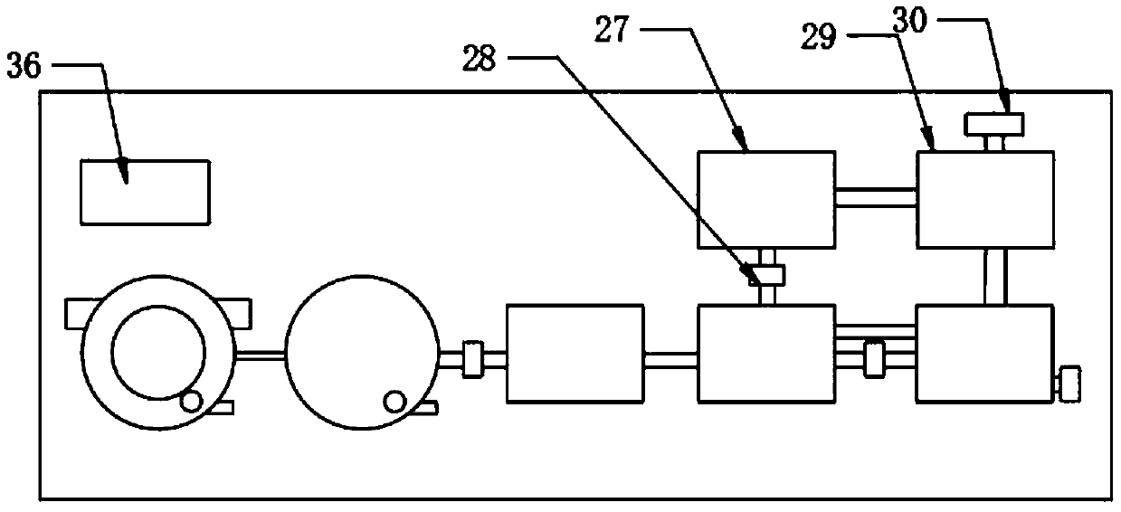 Complete set of equipment for reduction and recycling treatment of oily sludge