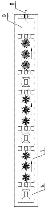 Method for processing agricultural running water pollution by utilizing bank and compound system for processing running water pollution