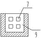 Method for processing agricultural running water pollution by utilizing bank and compound system for processing running water pollution