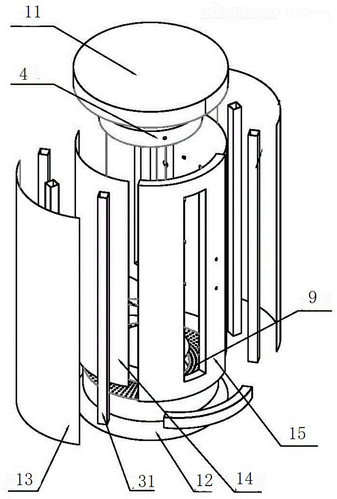 Isolating, disinfecting and purifying device for paroxysmal disease bacteria and purifying method adopted by same