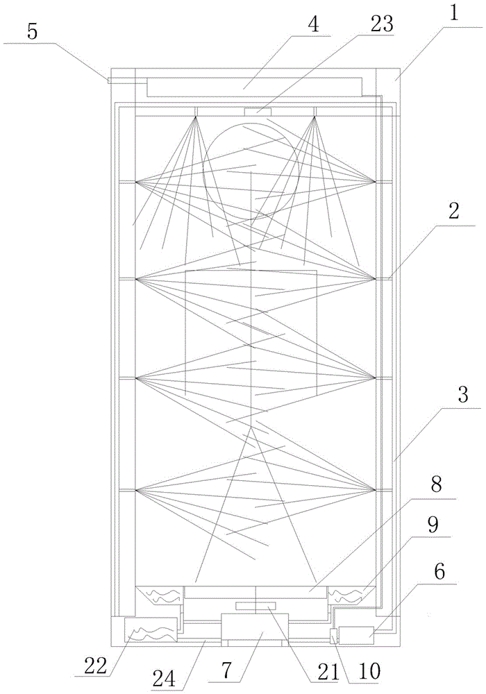 Isolating, disinfecting and purifying device for paroxysmal disease bacteria and purifying method adopted by same