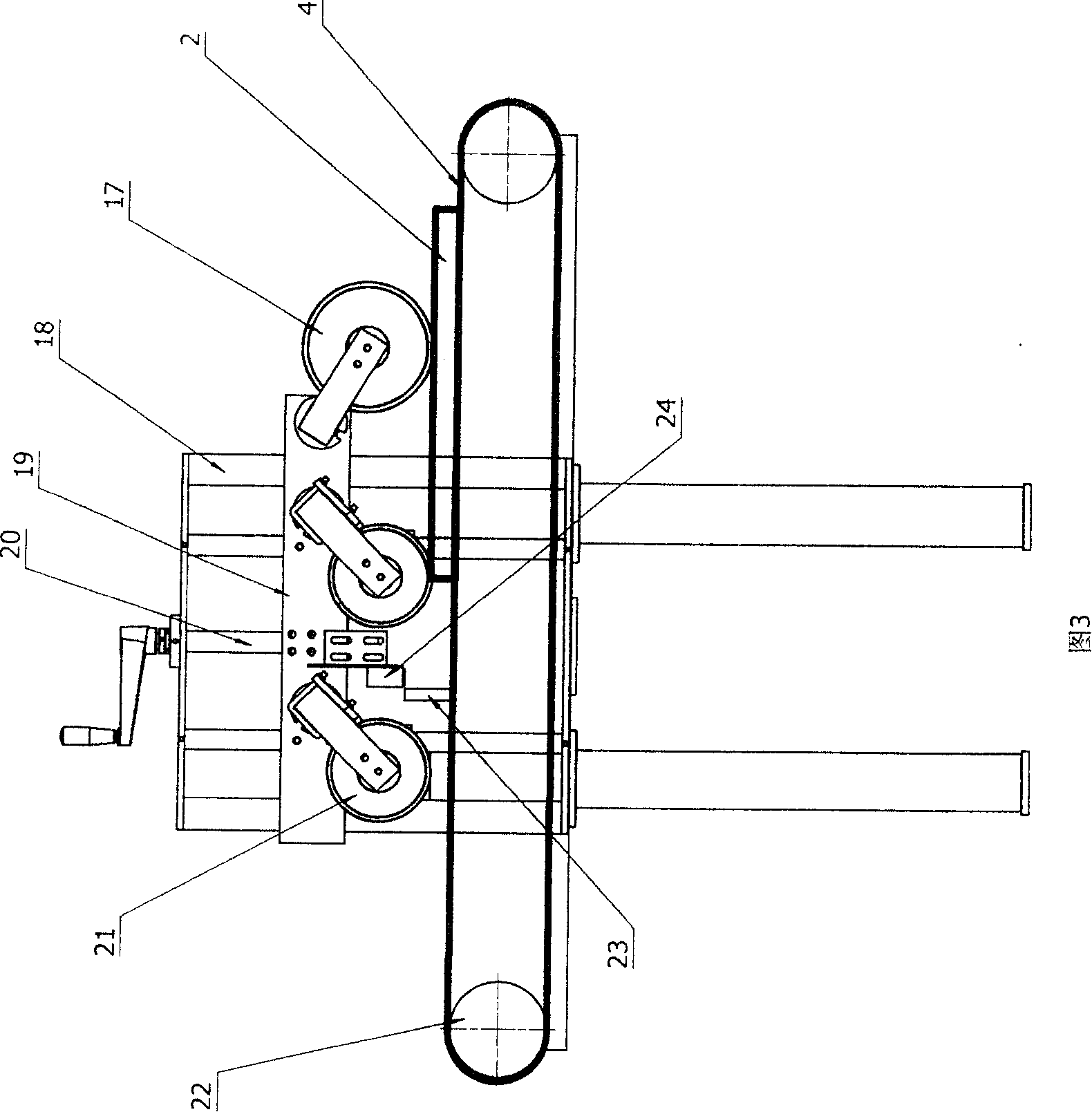 Timber selecting and chopping method and selection chopping saw therefor