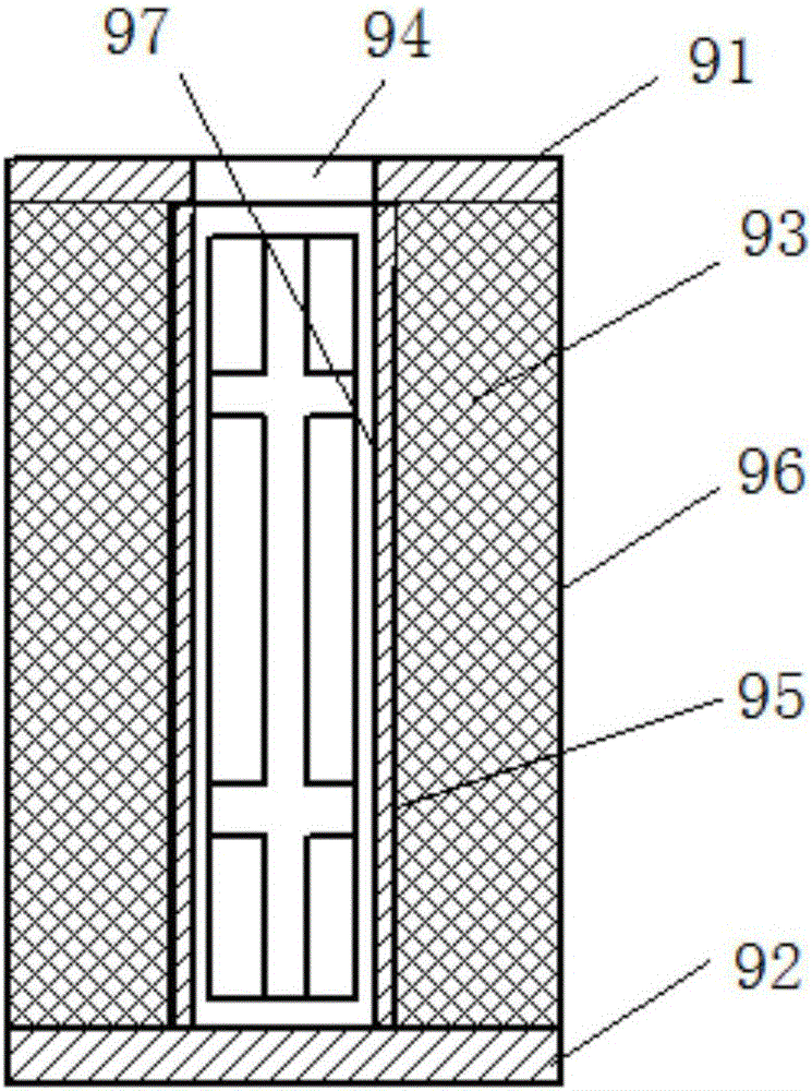 Polyamide filter element obtained through sweat soldering and manufacturing method thereof