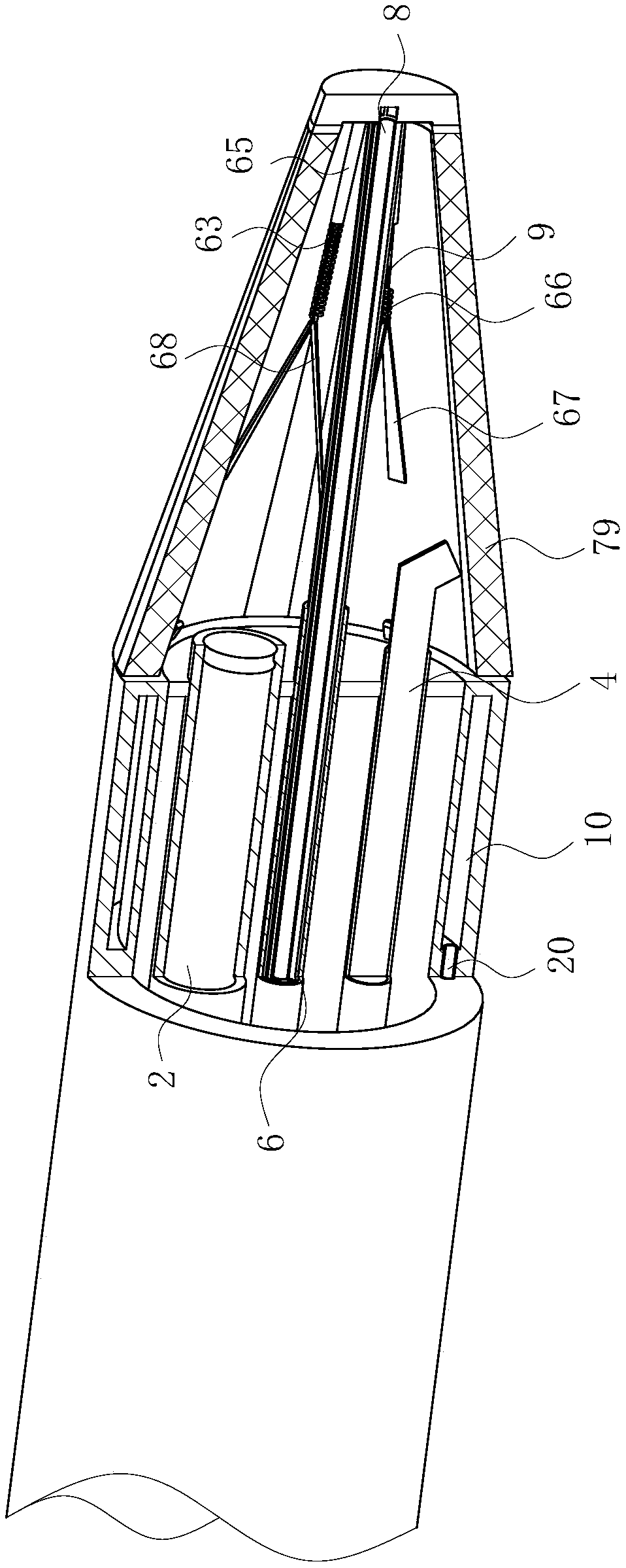 Prostate removing endoscope