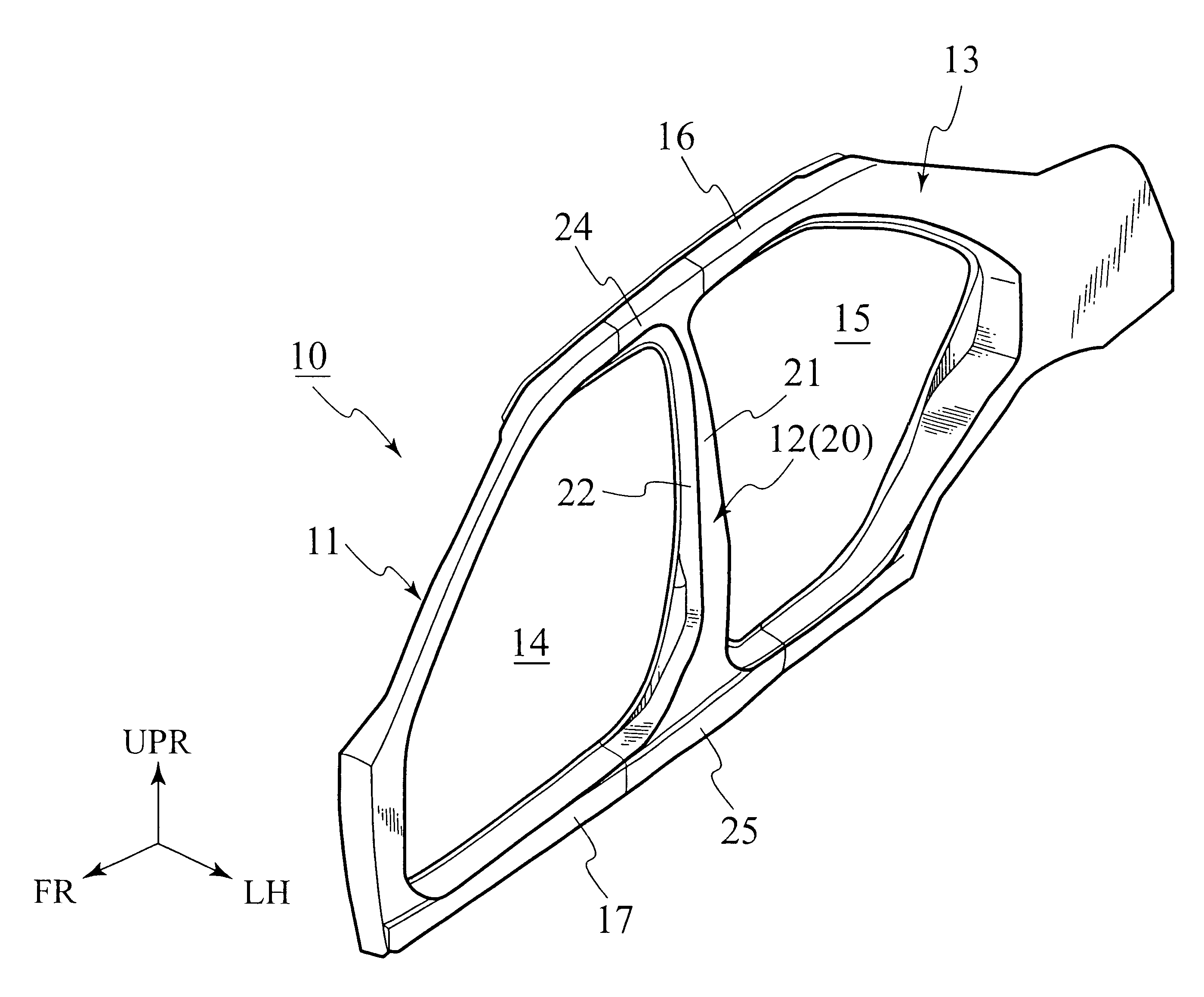 Pillar structure of a vehicle