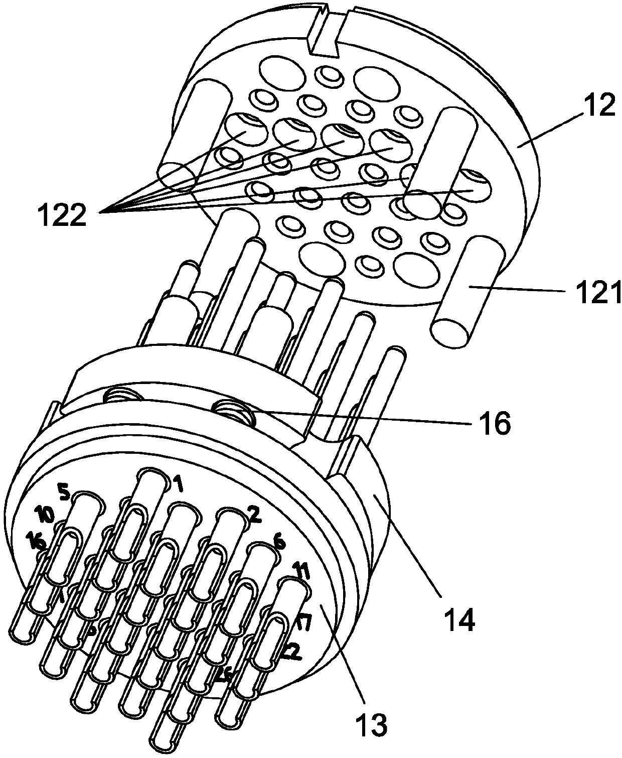 Open circuit-resistant aviation socket