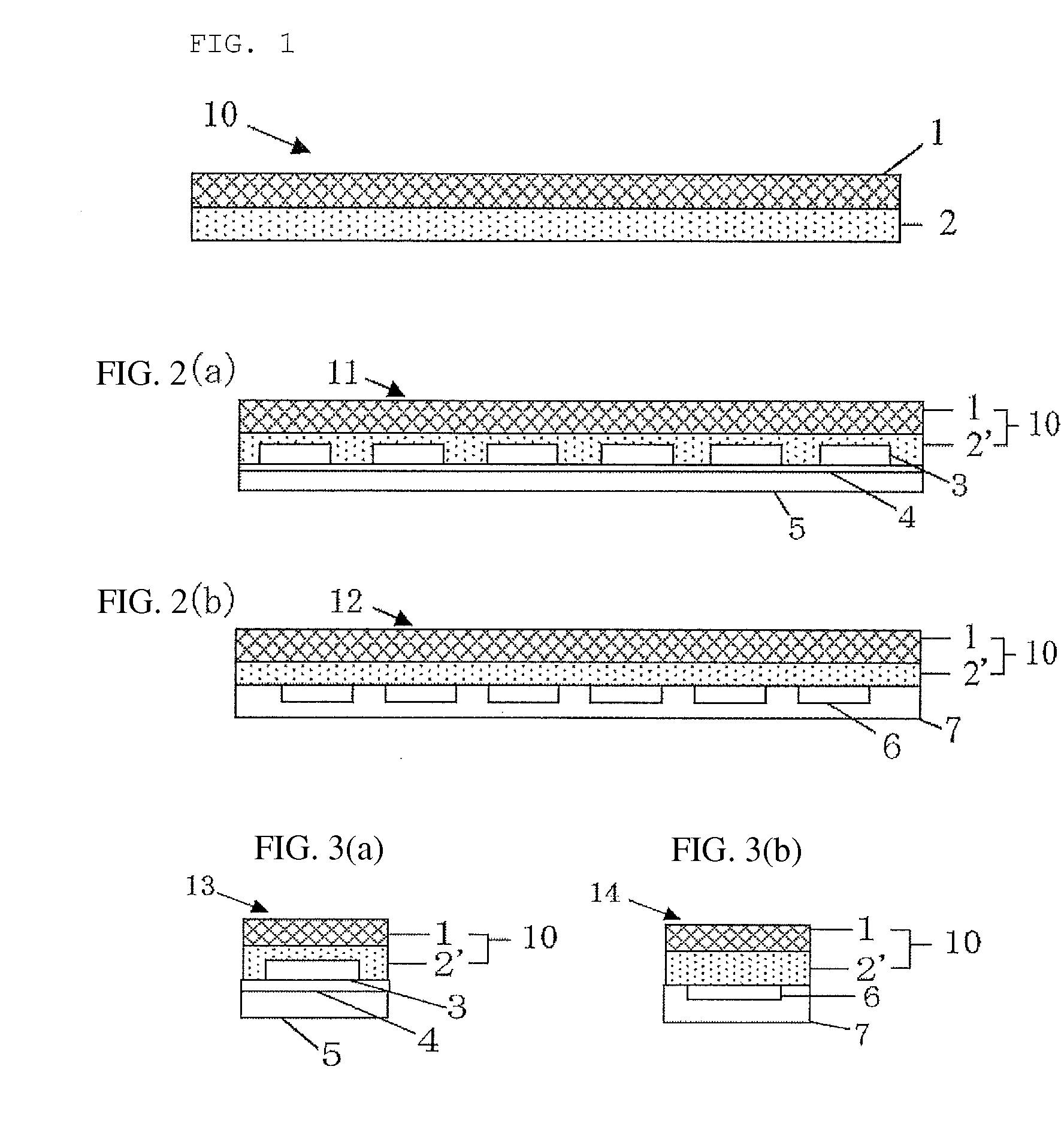 Electromagnetic wave shielding support base-attached encapsulant, encapsulated substrate having semicondutor devices mounted thereon, encapsulated wafer having semiconductor devices formed thereon, and semiconductor apparatus