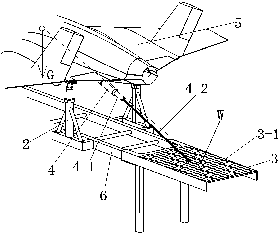 Thrust line displaying adjusting method of unmanned aerial vehicle booster rocket and adjusting device