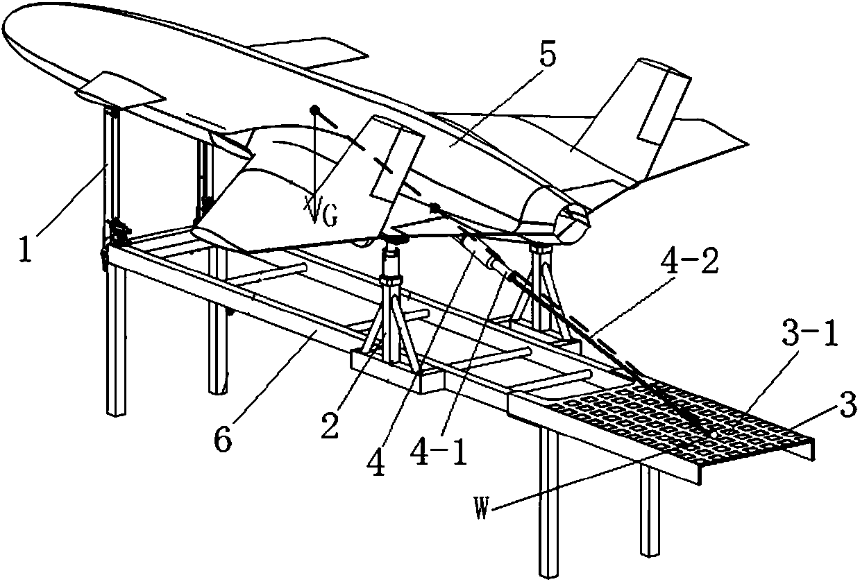 Thrust line displaying adjusting method of unmanned aerial vehicle booster rocket and adjusting device