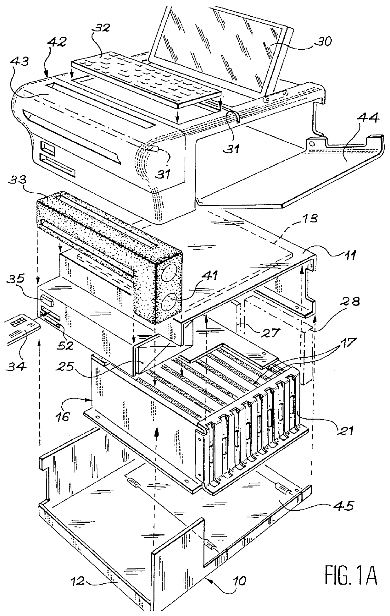 Securized, multifunction, acquisition and processing terminal usable in the banking sector, in connection with games and in the electronic management of documents