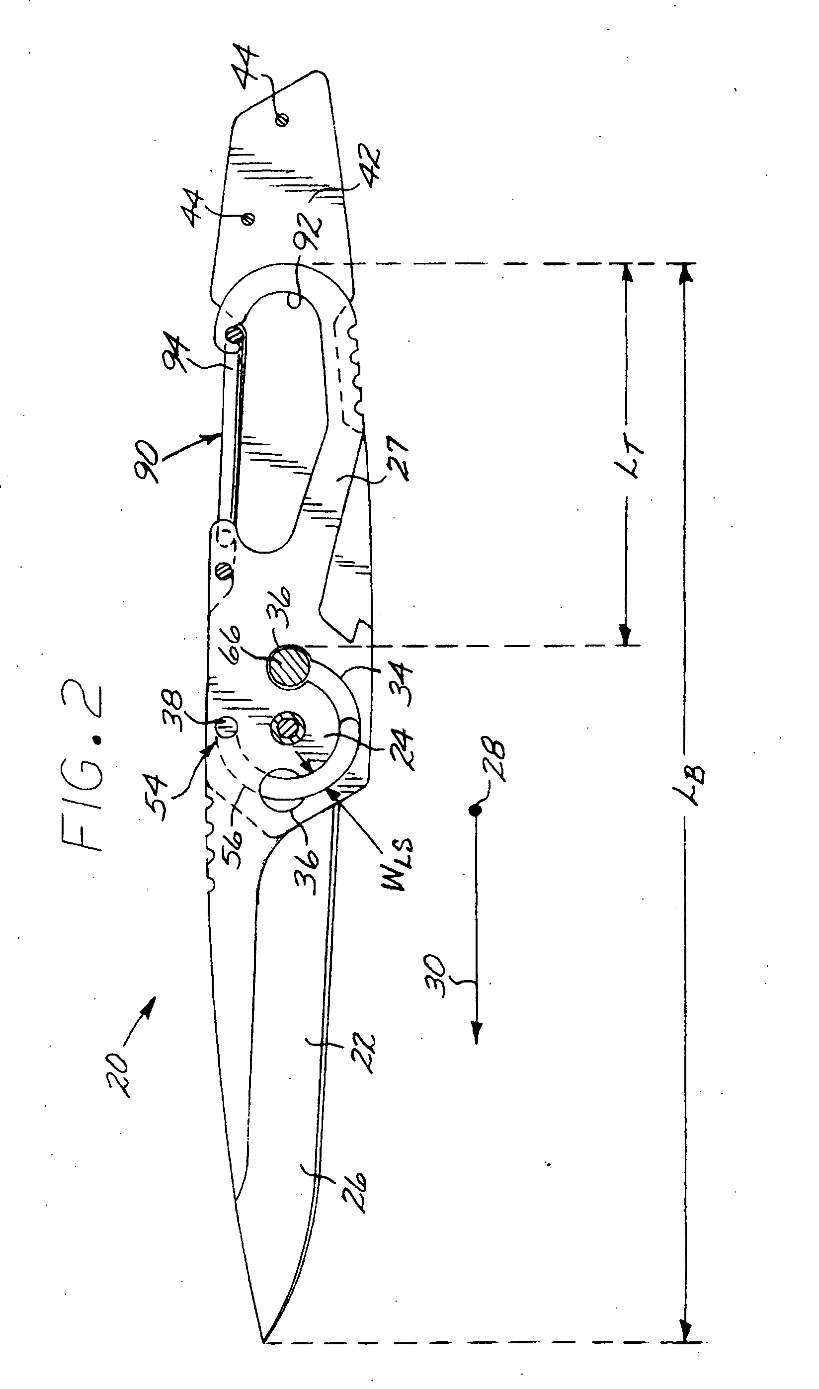 Fixed-blade knife with pivotable side pieces