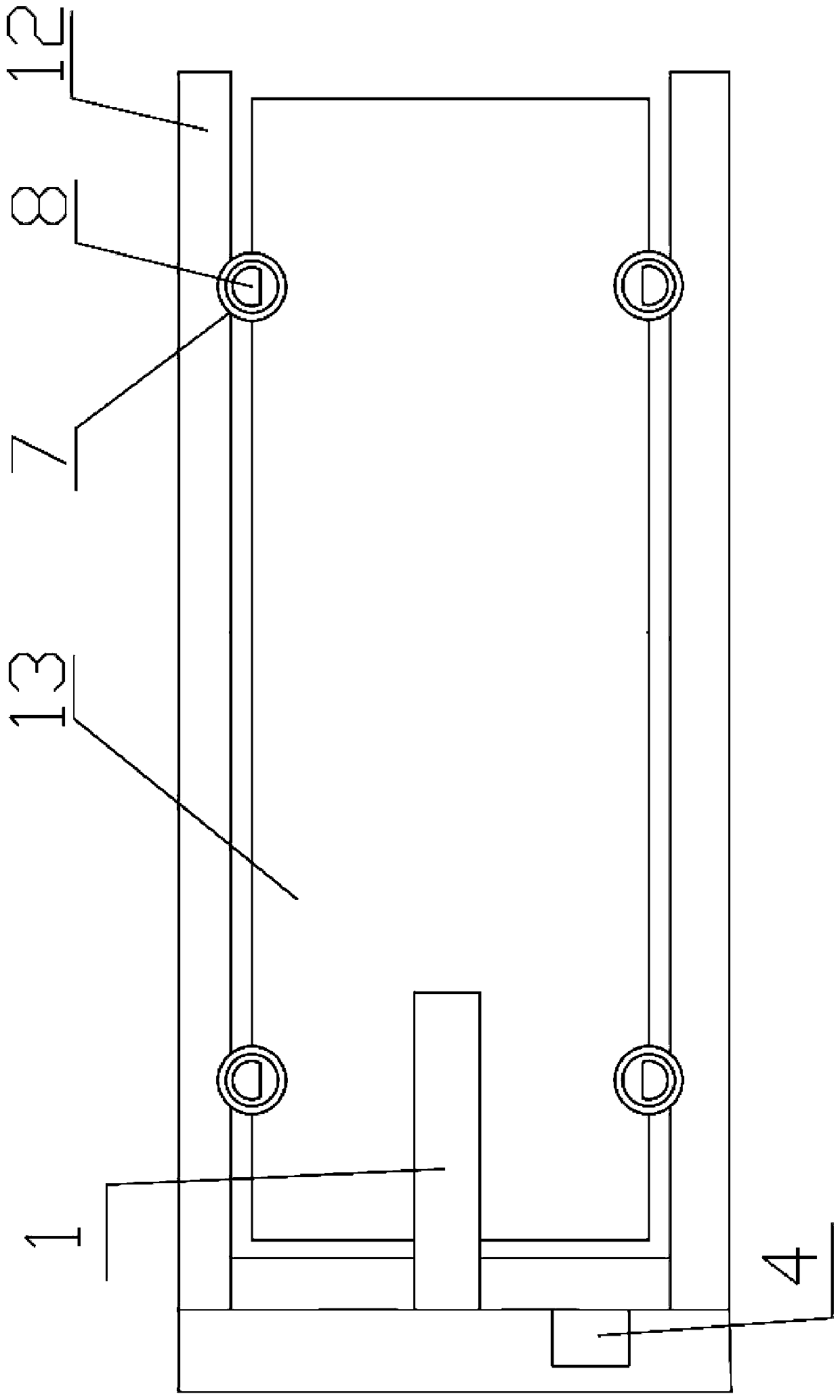 Trailer special for accident automobile based on motor control lifting