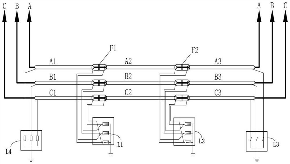 Cross interconnection type cable fault identification method, unit and system