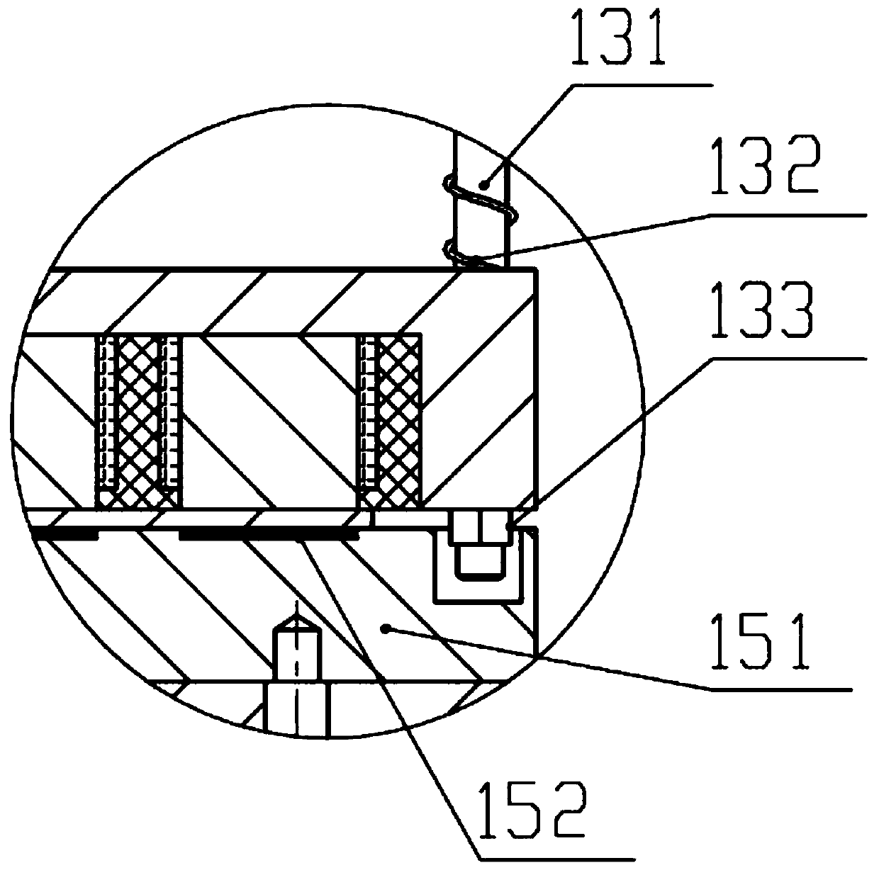 Block edge pressing device based on electric control permanent magnet technology and edge pressing force control method