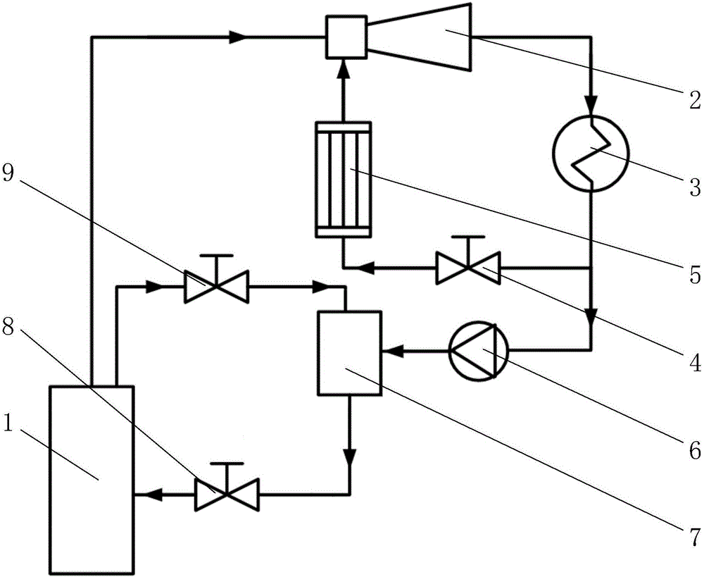 Injection type refrigeration cycle system and utilization method thereof