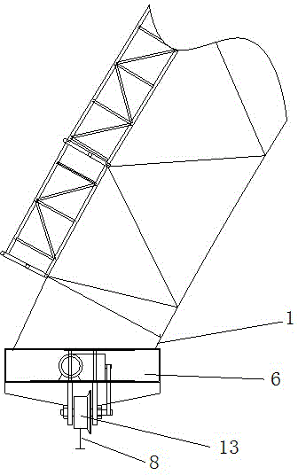 Totally-enclosed bulk material bin capable of moving