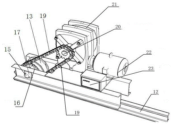 Totally-enclosed bulk material bin capable of moving