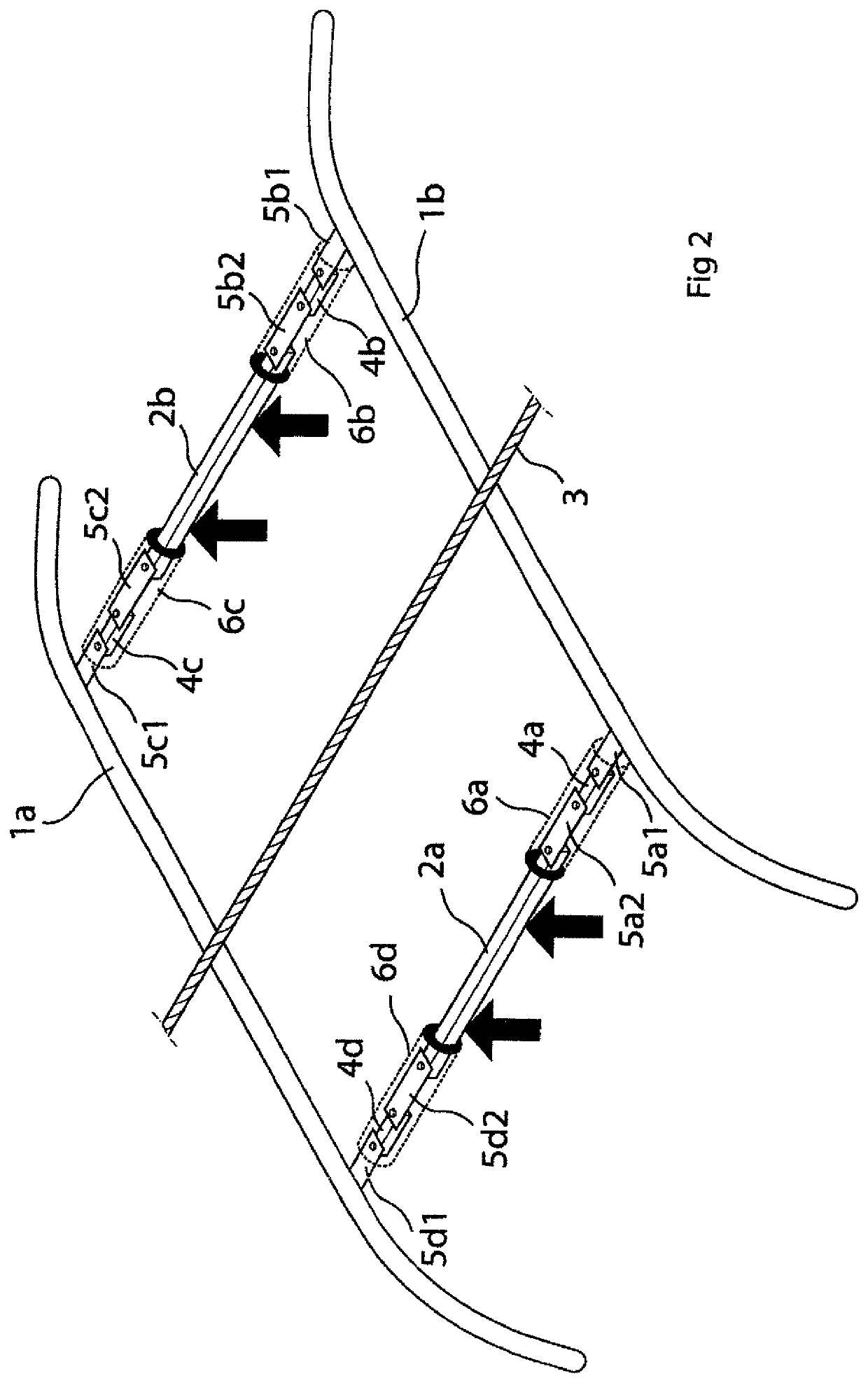 Strain/force sensor device for monitoring wear on overhead lines