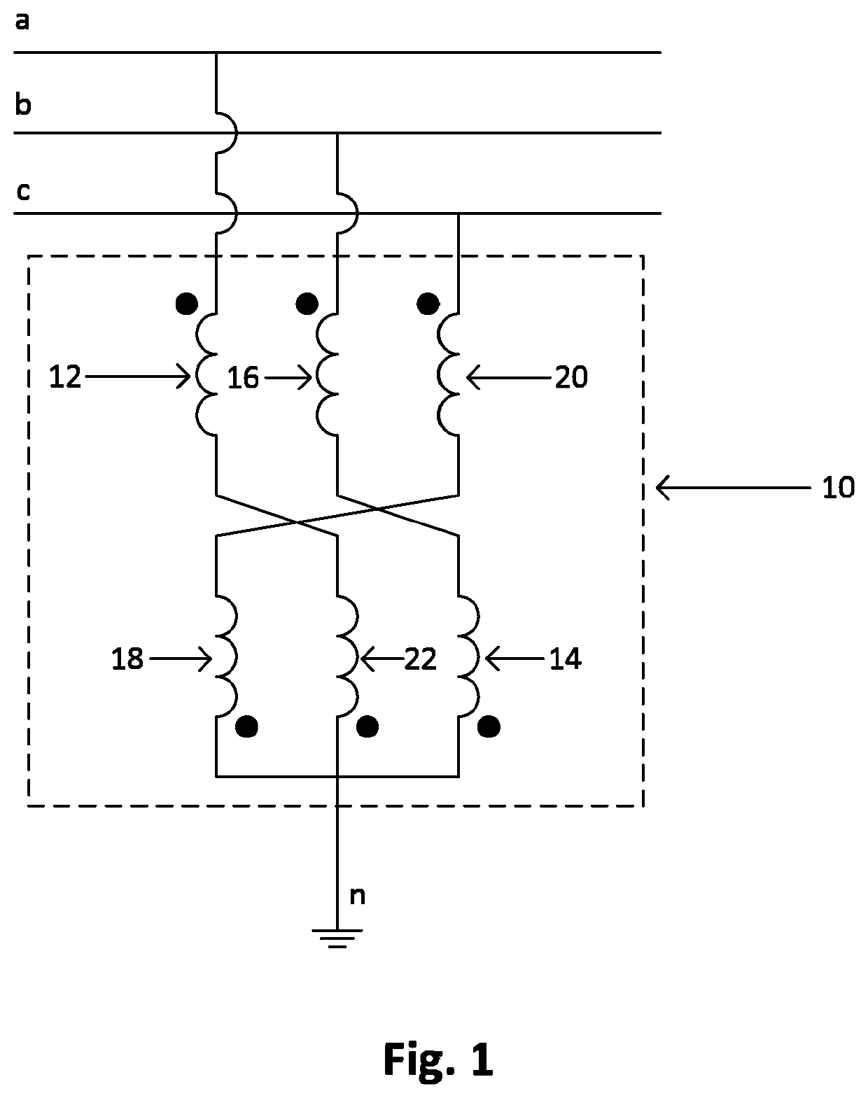 System and method for implementing a zero-sequence current filter for a three-phase power system