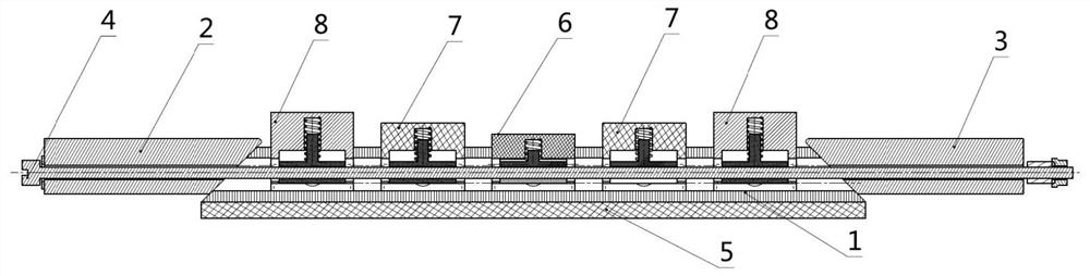 Vibration reduction and heat dissipation locking device with adjustable vibration reduction frequency