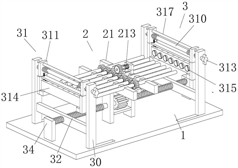 Boiler economizer manufacturing and forming machining machine and forming machining method