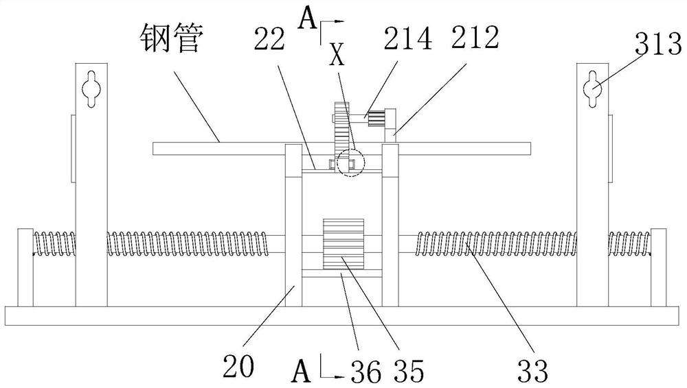 Boiler economizer manufacturing and forming machining machine and forming machining method