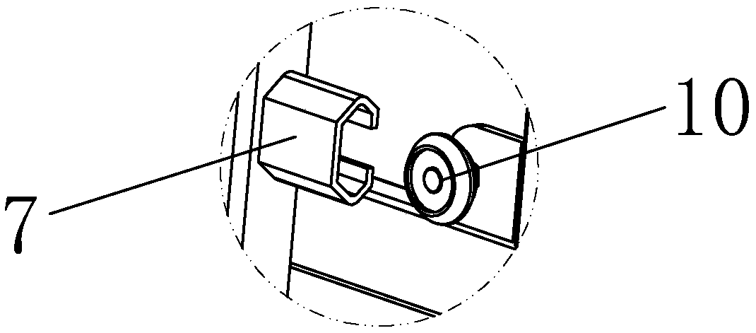 Novel motorhome with refrigerator storage assembly and method