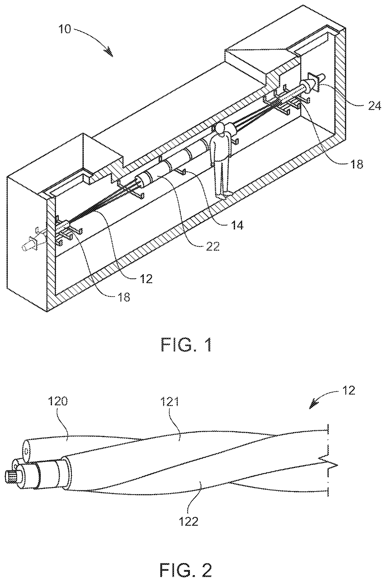 Installation for high-voltage electric cables