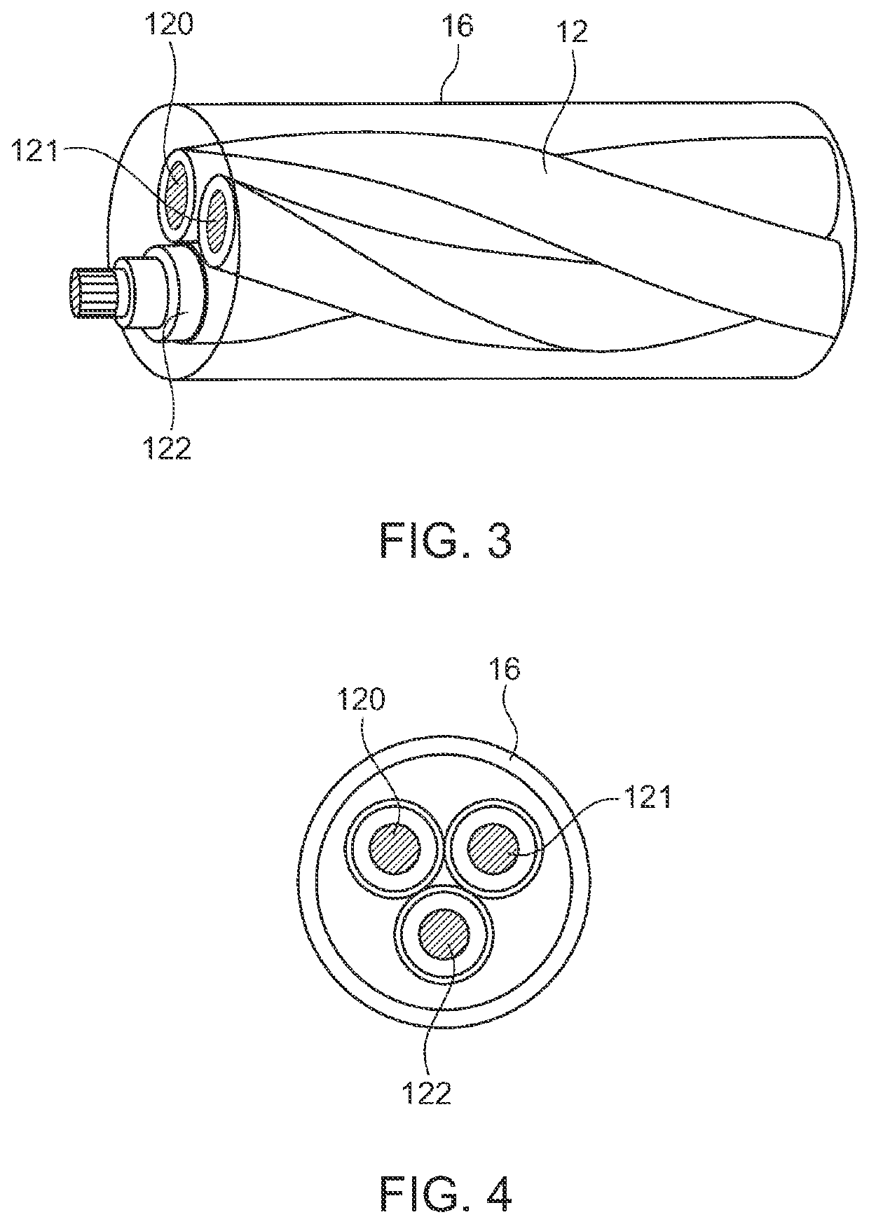 Installation for high-voltage electric cables