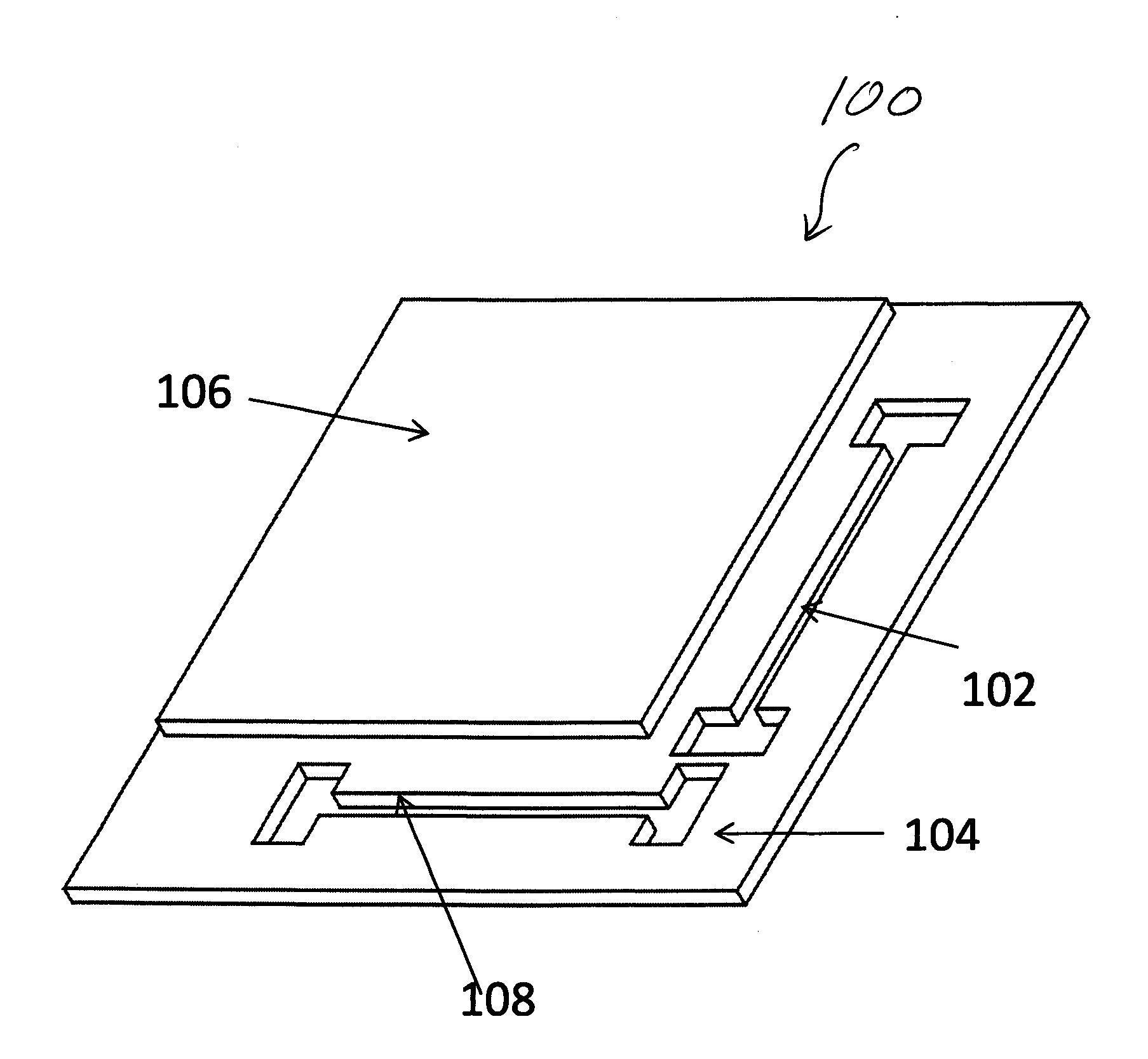 Metal-only dielectric-free broadband aperture-coupled patch array