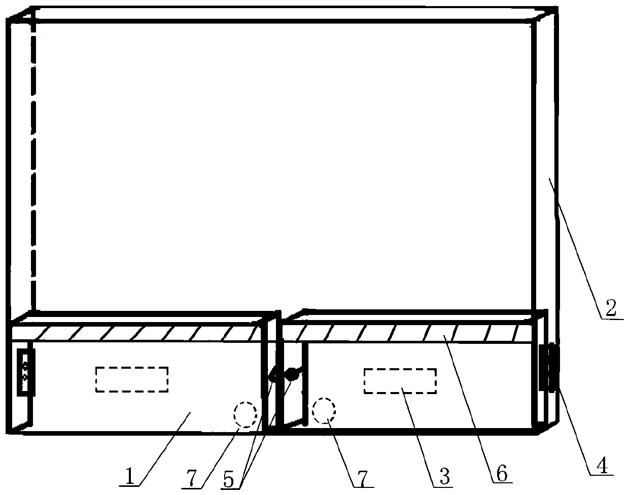 Rat baffle with ultrasonic rat-expeller