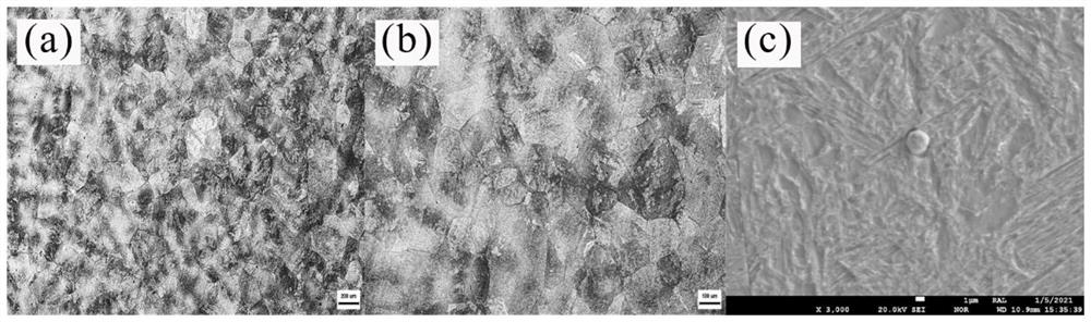 Two-stage homogenization treatment process for H13 die steel