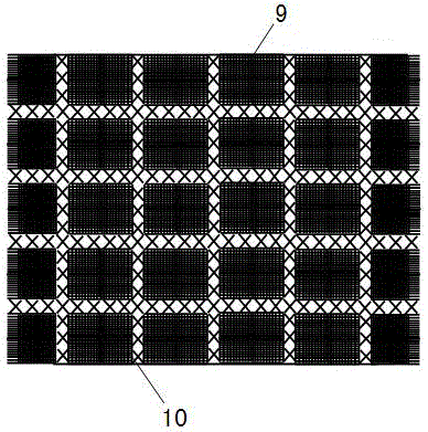 Structure and method for controlling jointless abutment back subsidence and pavement cracking by using reinforcement geotextile