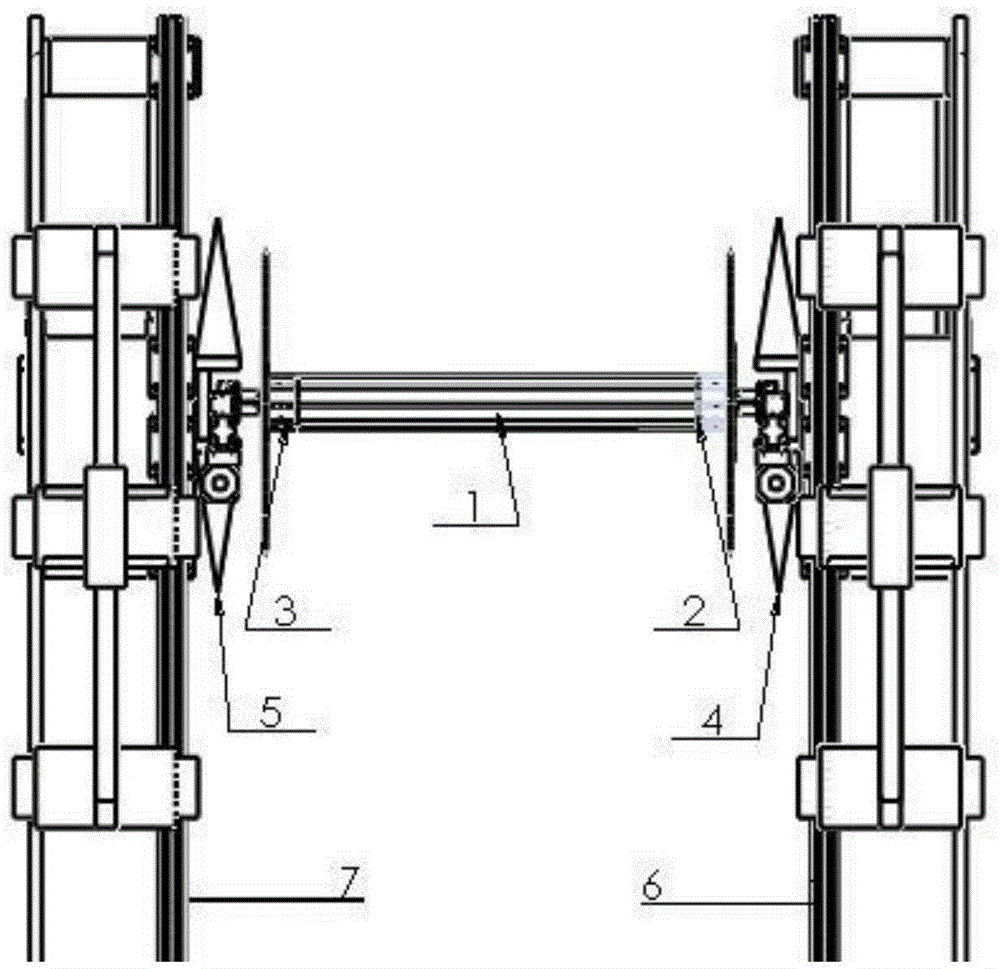 Experimental device for simulating lateral self-excited vibration of deep sea riser under uniform flow