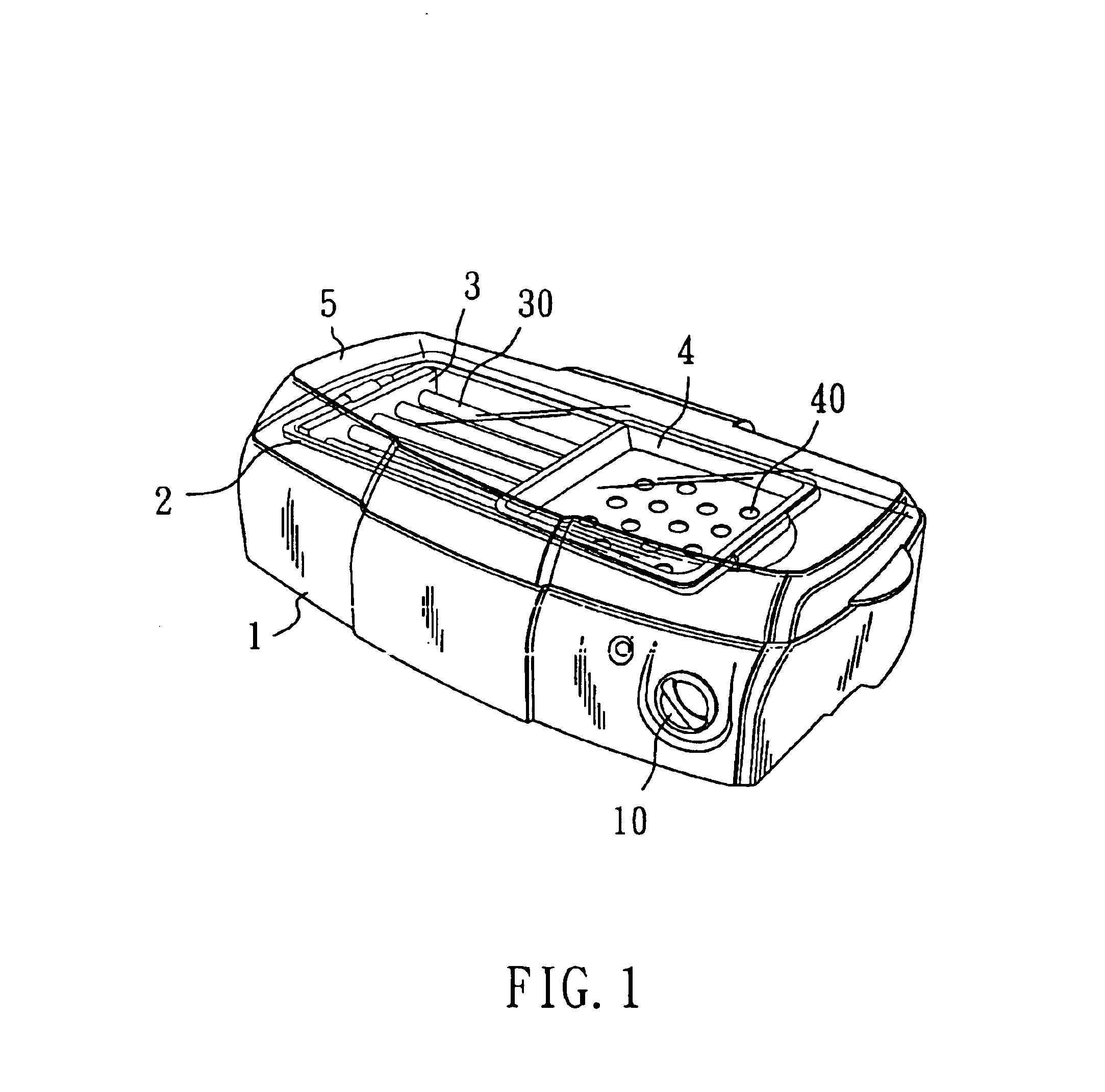 Household sectional oven and warmer cooking apparatus