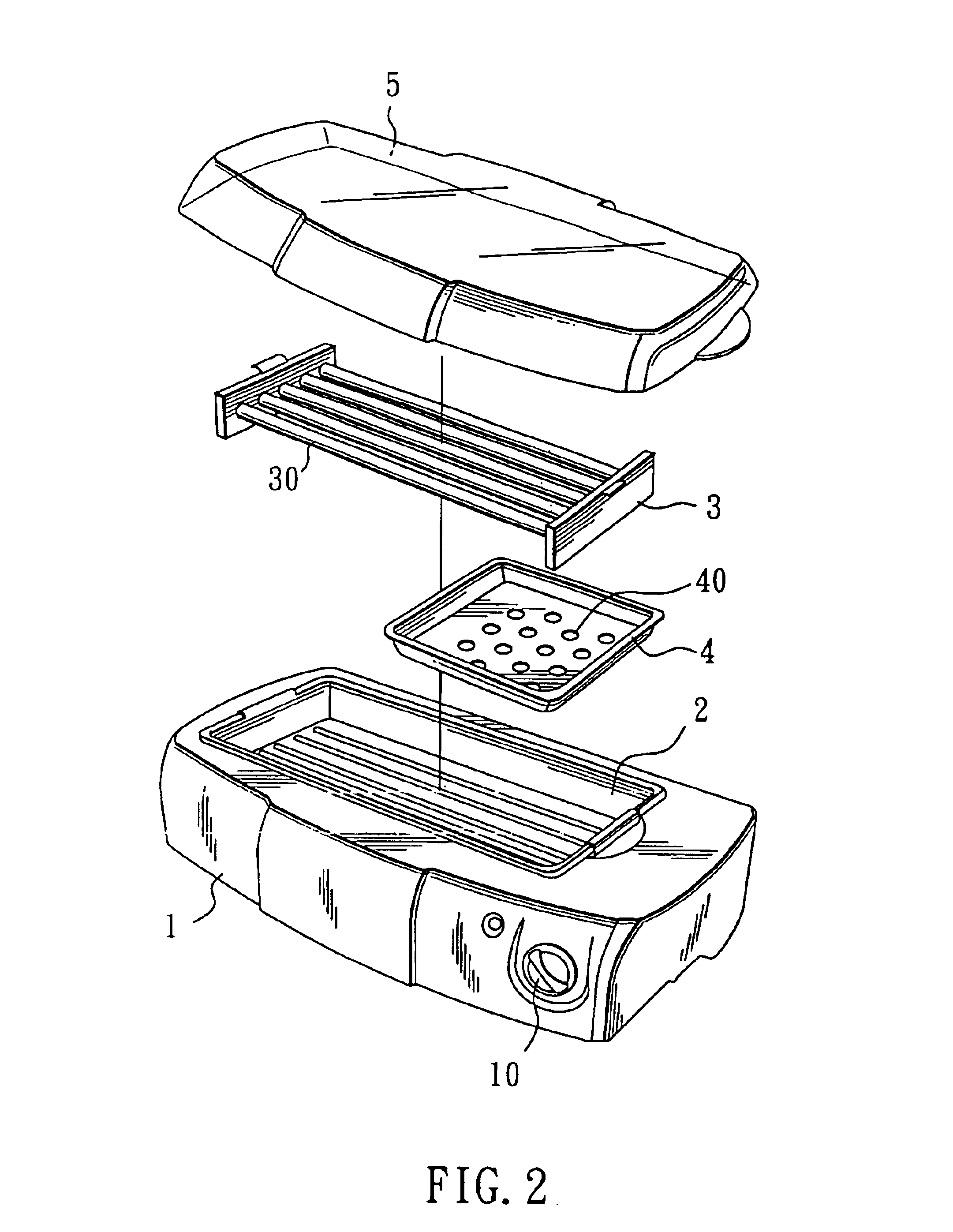 Household sectional oven and warmer cooking apparatus