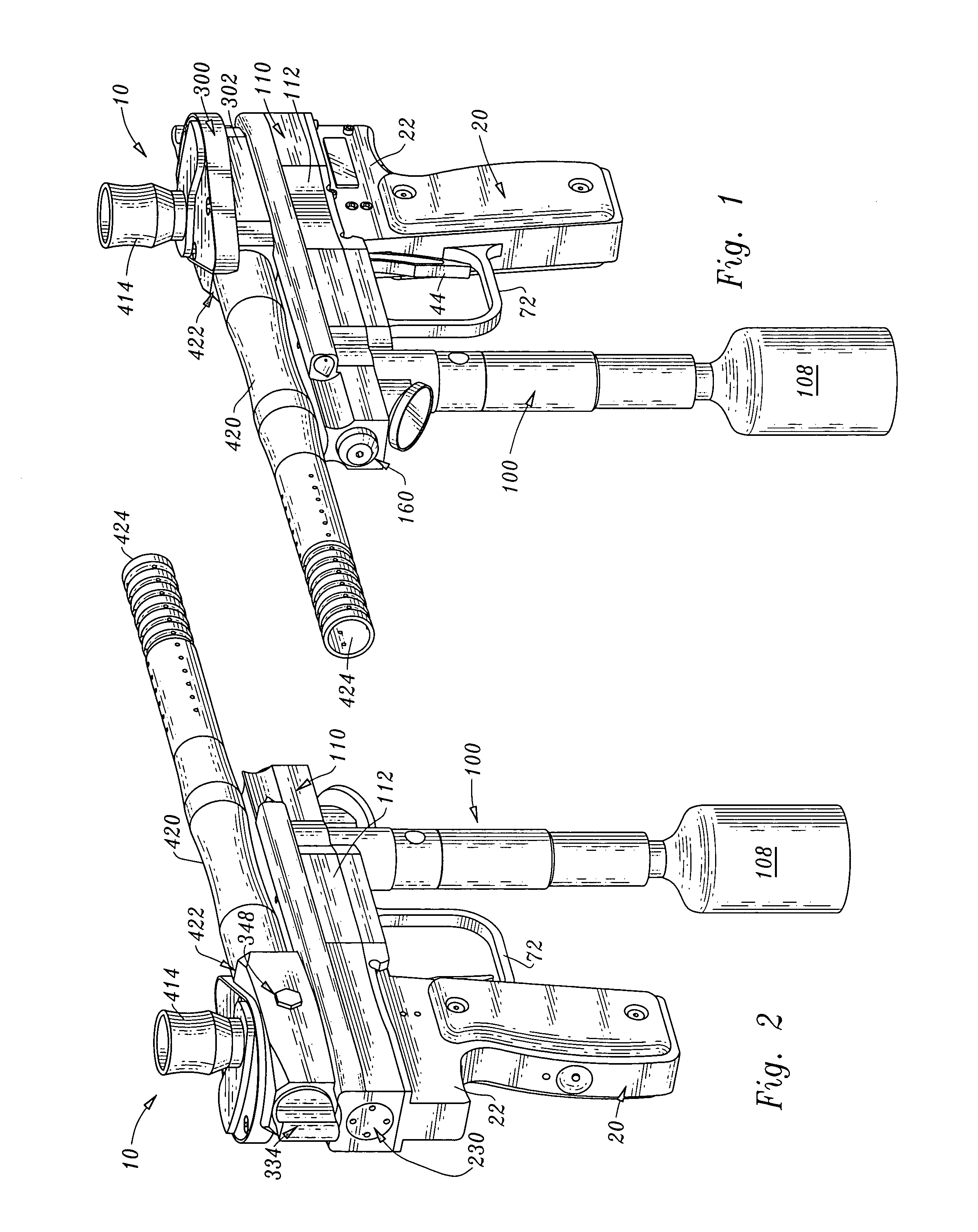 Pneumatic paintball marker