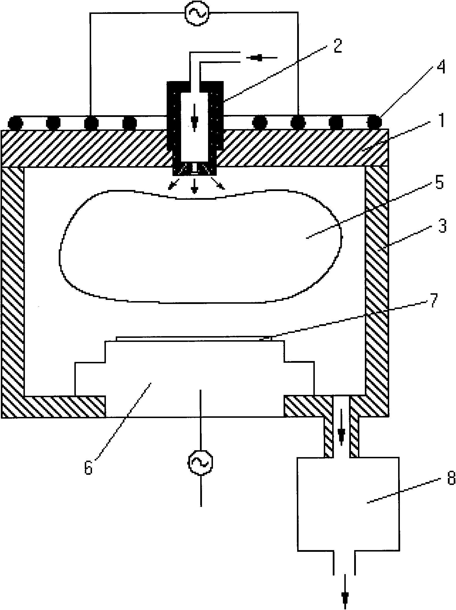 Gas input device and plasma processing equipment