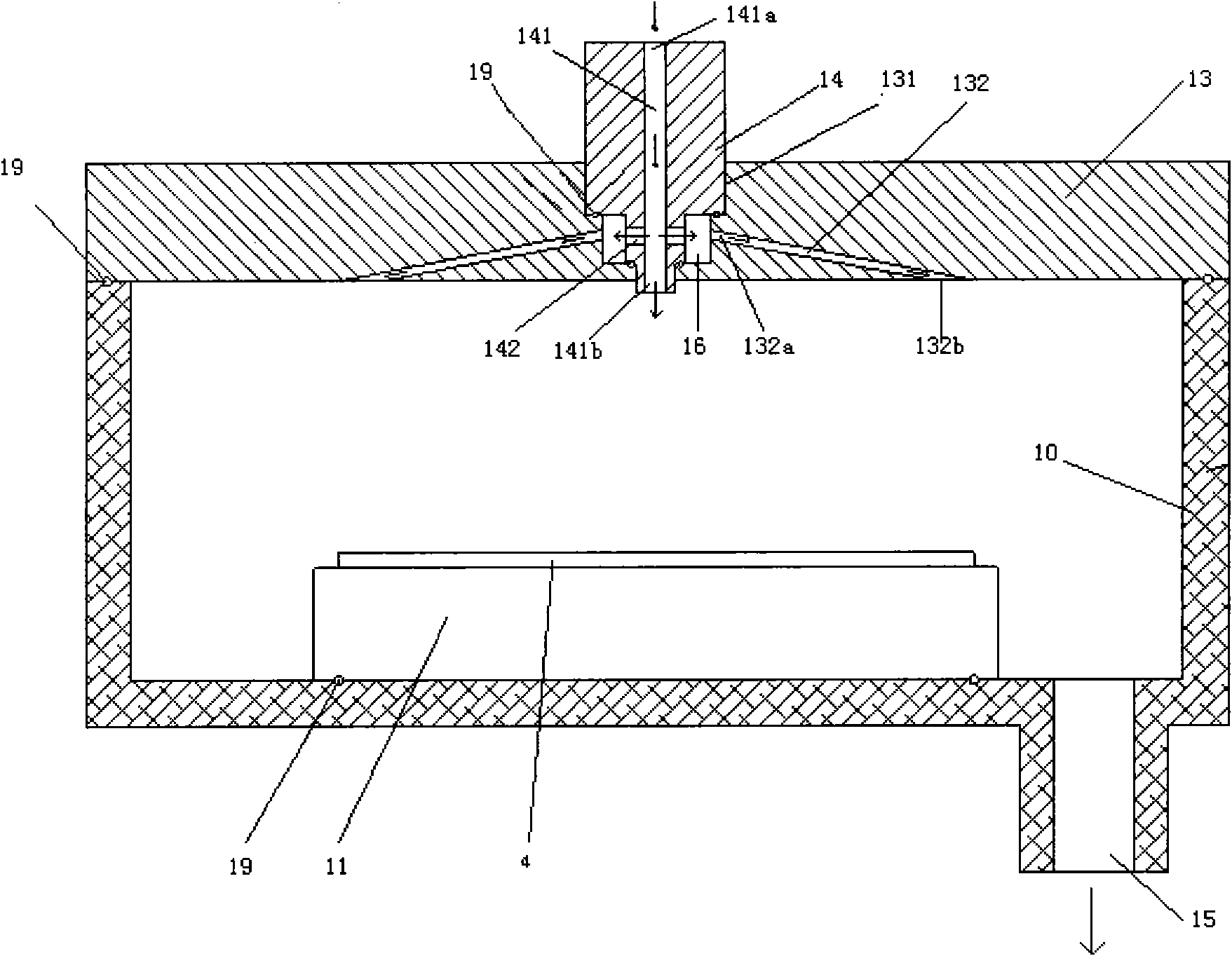 Gas input device and plasma processing equipment