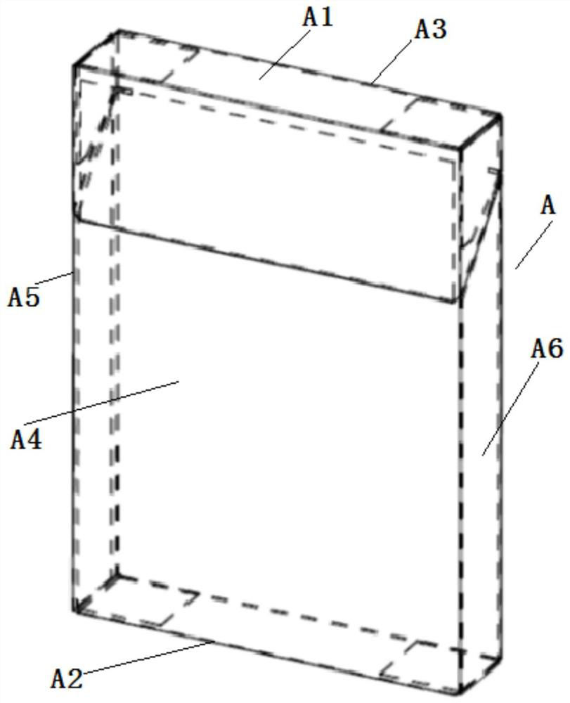 Cigarette pack box gluing and folding device