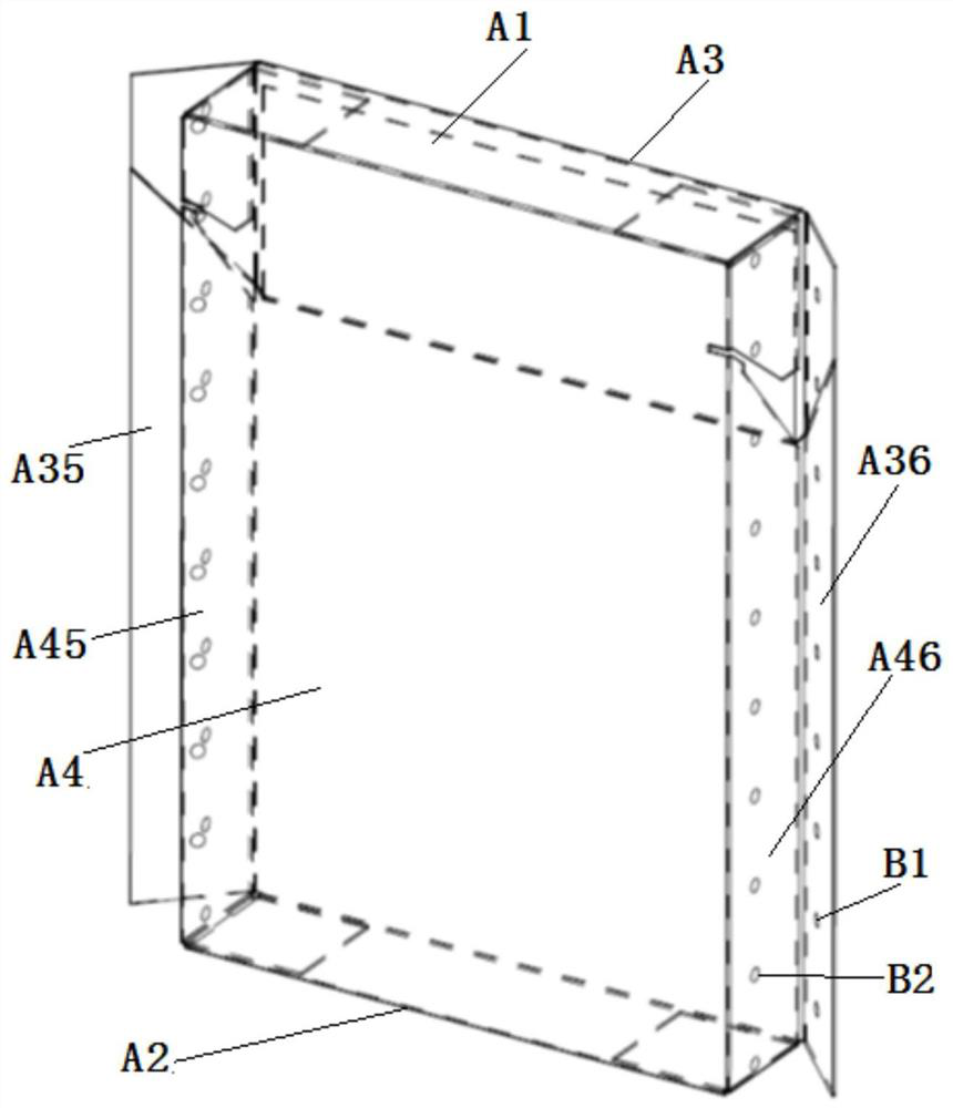 Cigarette pack box gluing and folding device