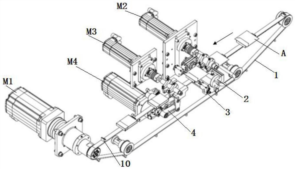 Cigarette pack box gluing and folding device