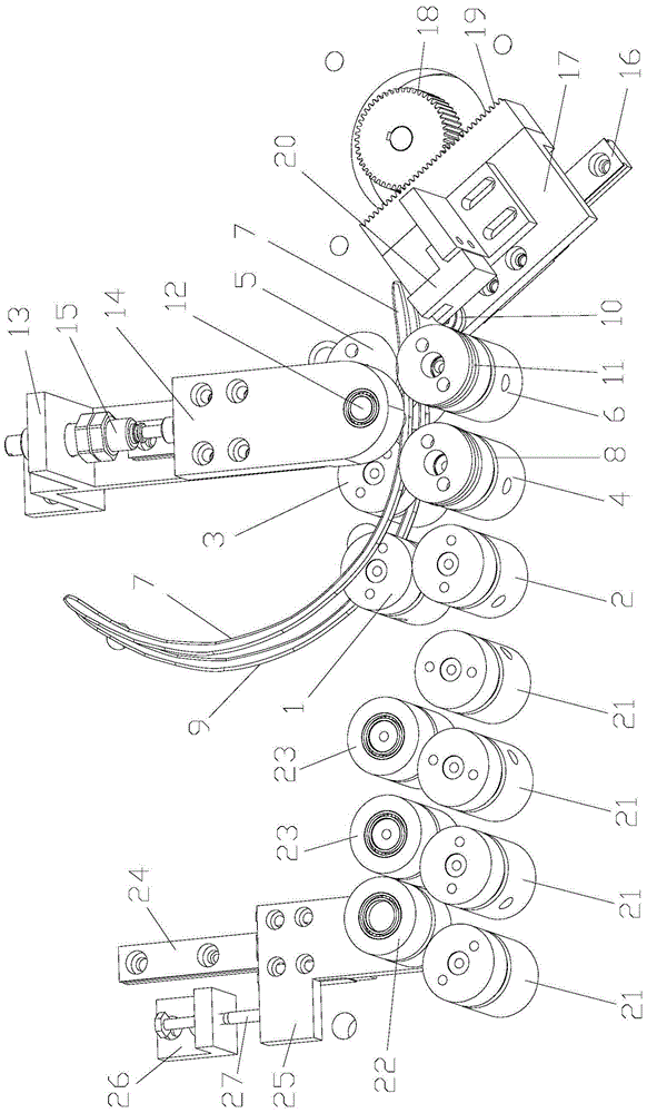 A bra support shaping device