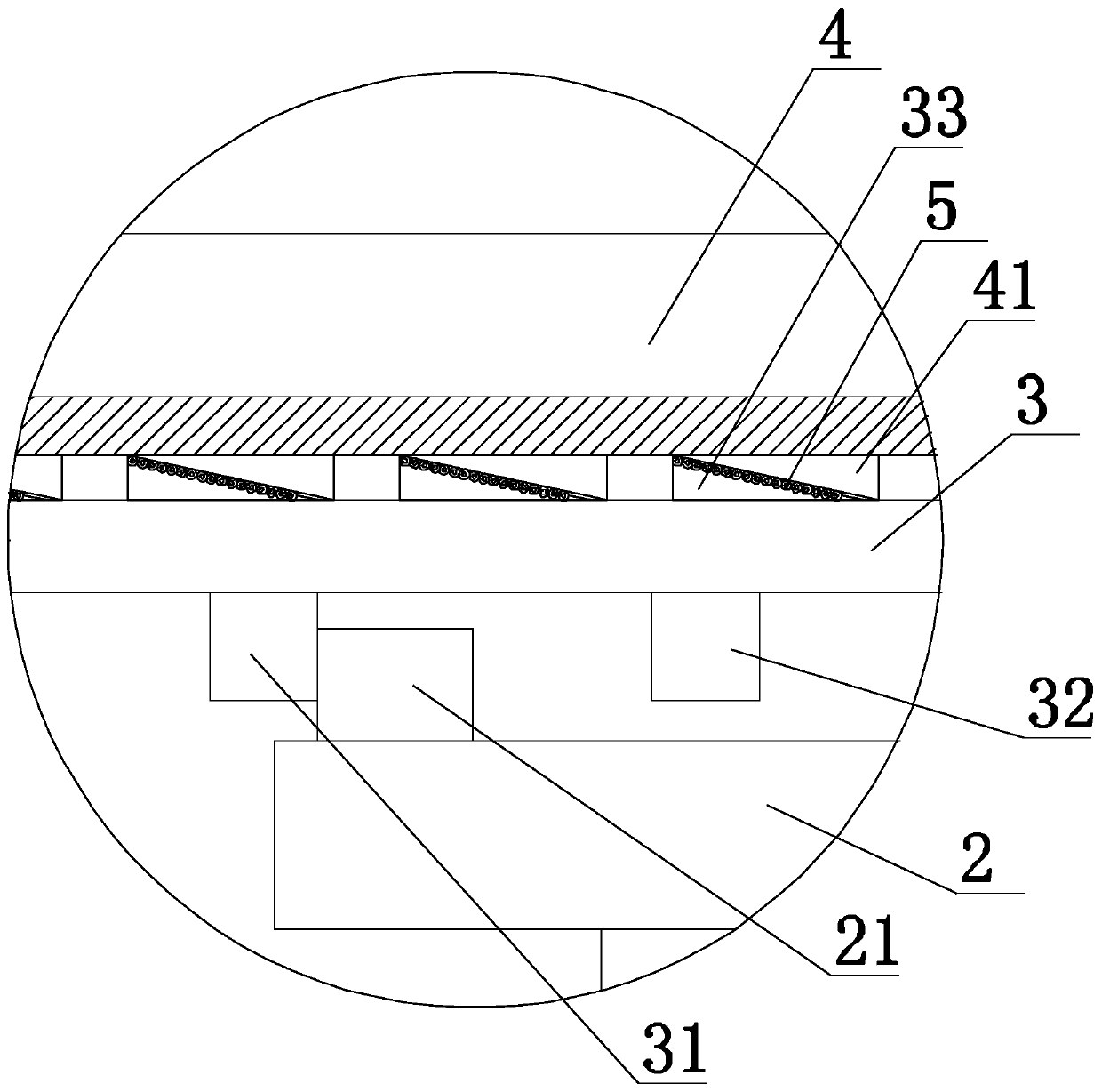 Supporting plate type feeding tool for isothermal heat treatment process