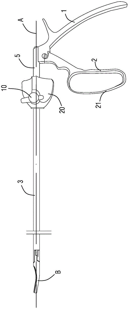 A laparoscopic clip applier for ligation clips