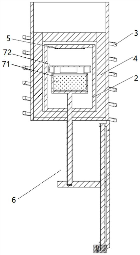 A kind of crystal growing device and its application