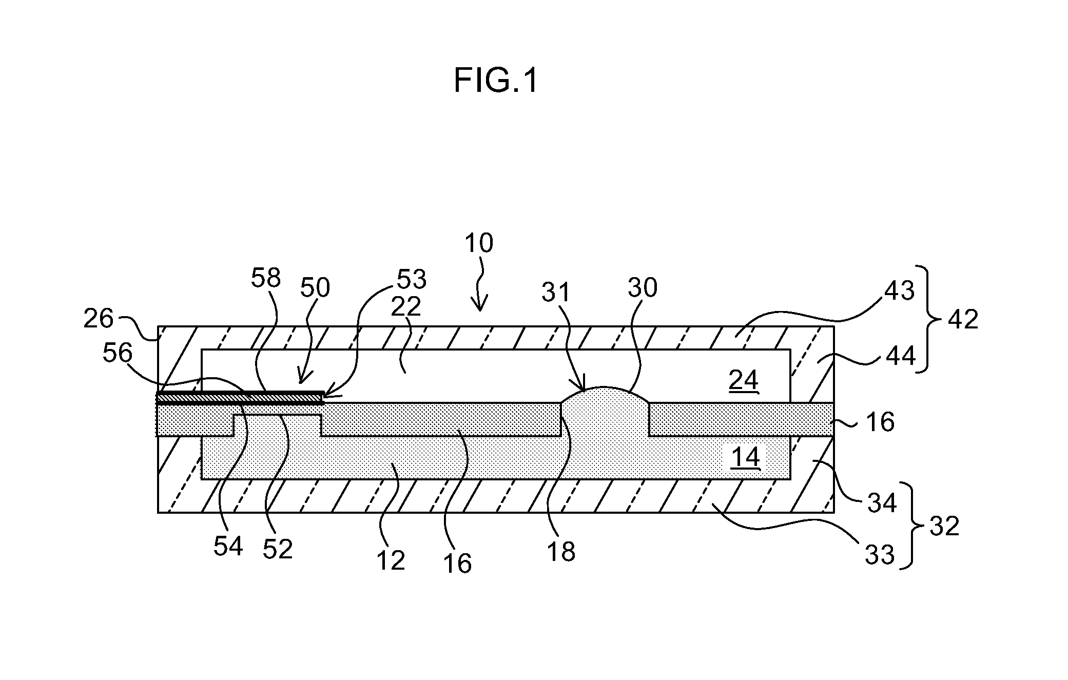 Varifocal lens and liquid filling method for manufacturing same